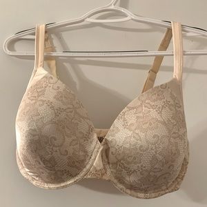 Playtex Underwire T-Shirt Bra, 36DDD, nude